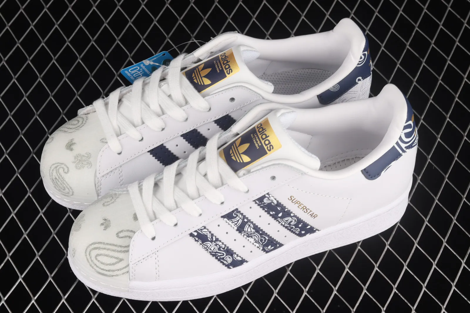 Adidas Originals Superstar Cloud White Collegiate Navy GX3655