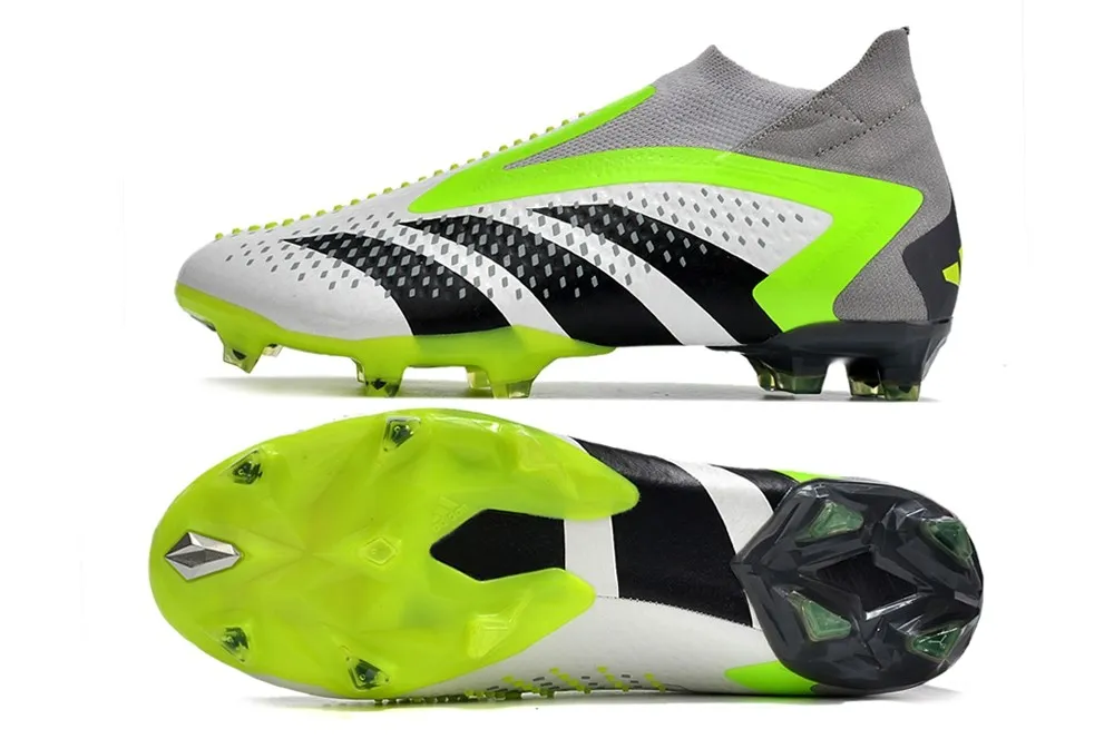 Adidas Predator Accuracy+ FG Crazyrush - White/Black/Lucid Lemon