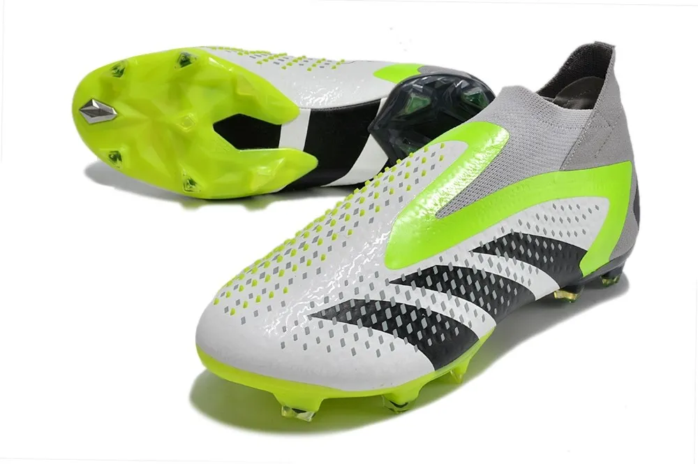 Adidas Predator Accuracy+ FG Crazyrush - White/Black/Lucid Lemon