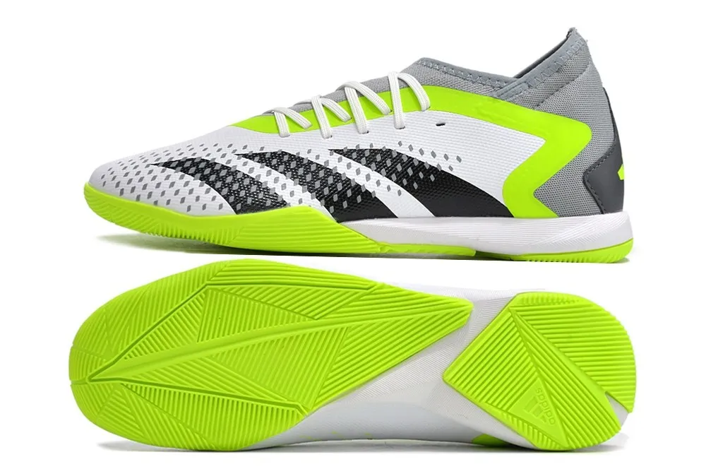 Adidas Predator Accuracy.3 Indoor Crazyrush - White/Black/Lucid Lemon