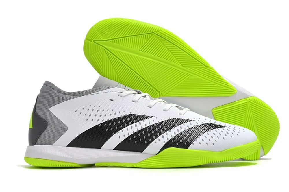 Adidas Predator Accuracy.3 Low Indoor Crazyrush - White/Black/Lucid Lemon