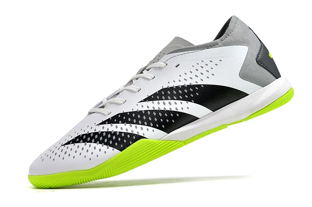 Adidas Predator Accuracy.3 Low Indoor Crazyrush - White/Black/Lucid Lemon