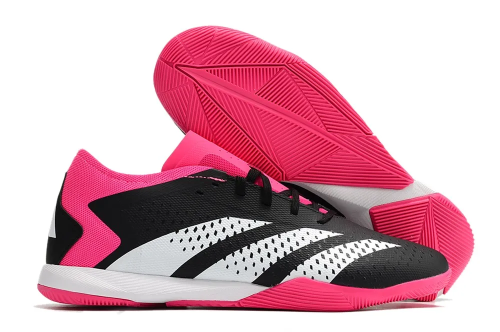 adidas Predator Accuracy.3 Low Indoor Own Your Football - Core Black/White/Shock Pink