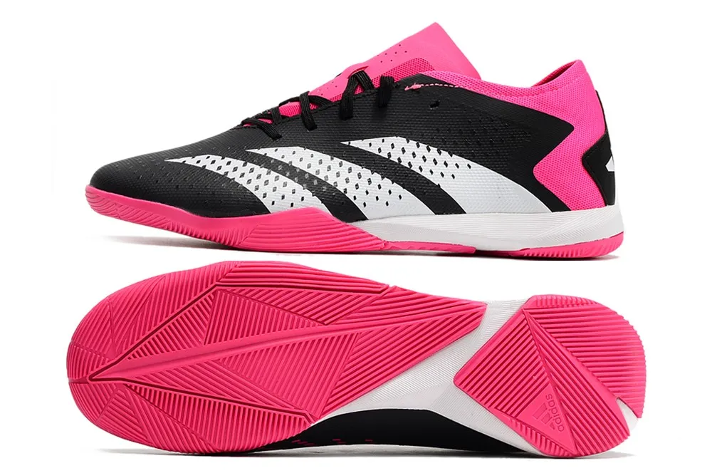 adidas Predator Accuracy.3 Low Indoor Own Your Football - Core Black/White/Shock Pink