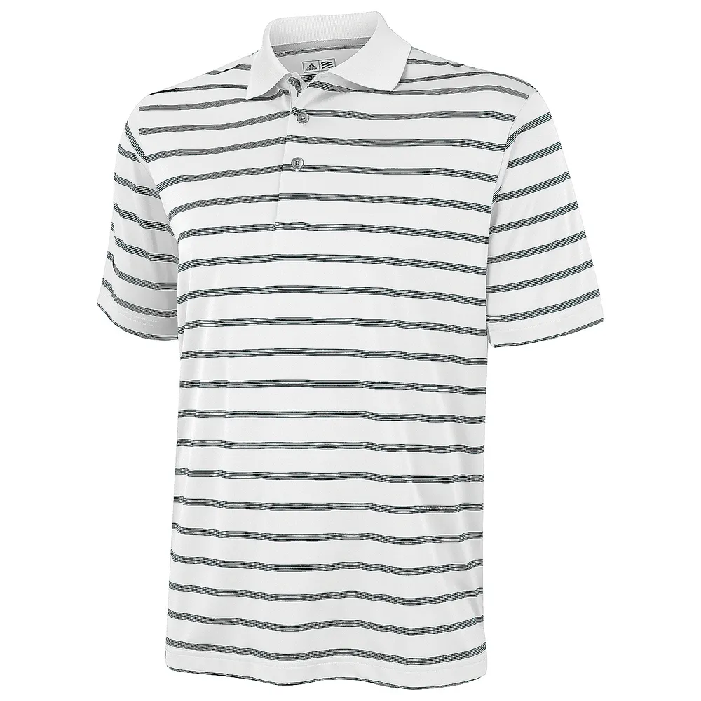 Adidas Textured Stripe Polo Shirt