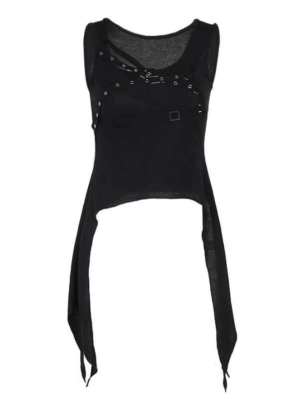 Alternative crossover sleeveless top