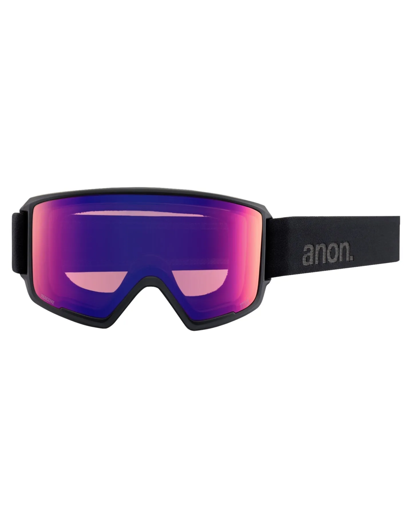 Anon M3 Low Bridge Fit Snow Goggles + Bonus Lens + MFI - Smoke / Perceive Sunny Onyx | Snow Goggles Men's | Snow Skiers Ware