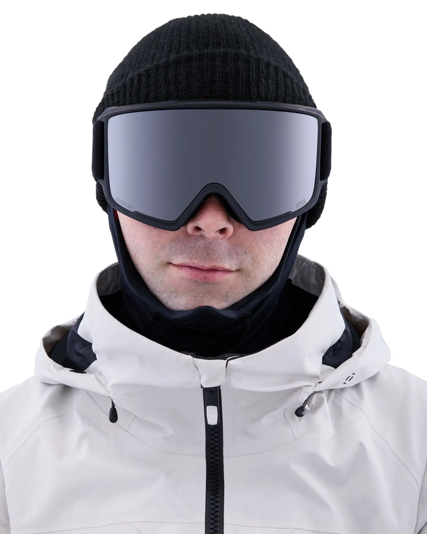 Anon M3 Low Bridge Fit Snow Goggles + Bonus Lens + MFI - Smoke / Perceive Sunny Onyx | Snow Goggles Men's | Snow Skiers Ware