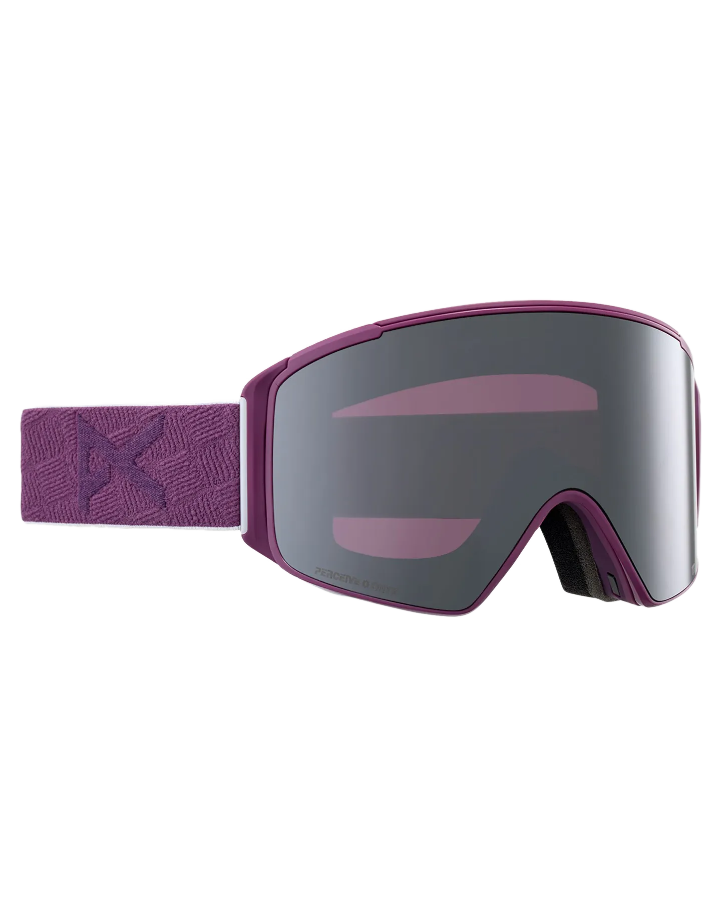 Anon M4S Cylindrical Low Bridge Snow Goggles + Bonus Lens - Grape/Perc