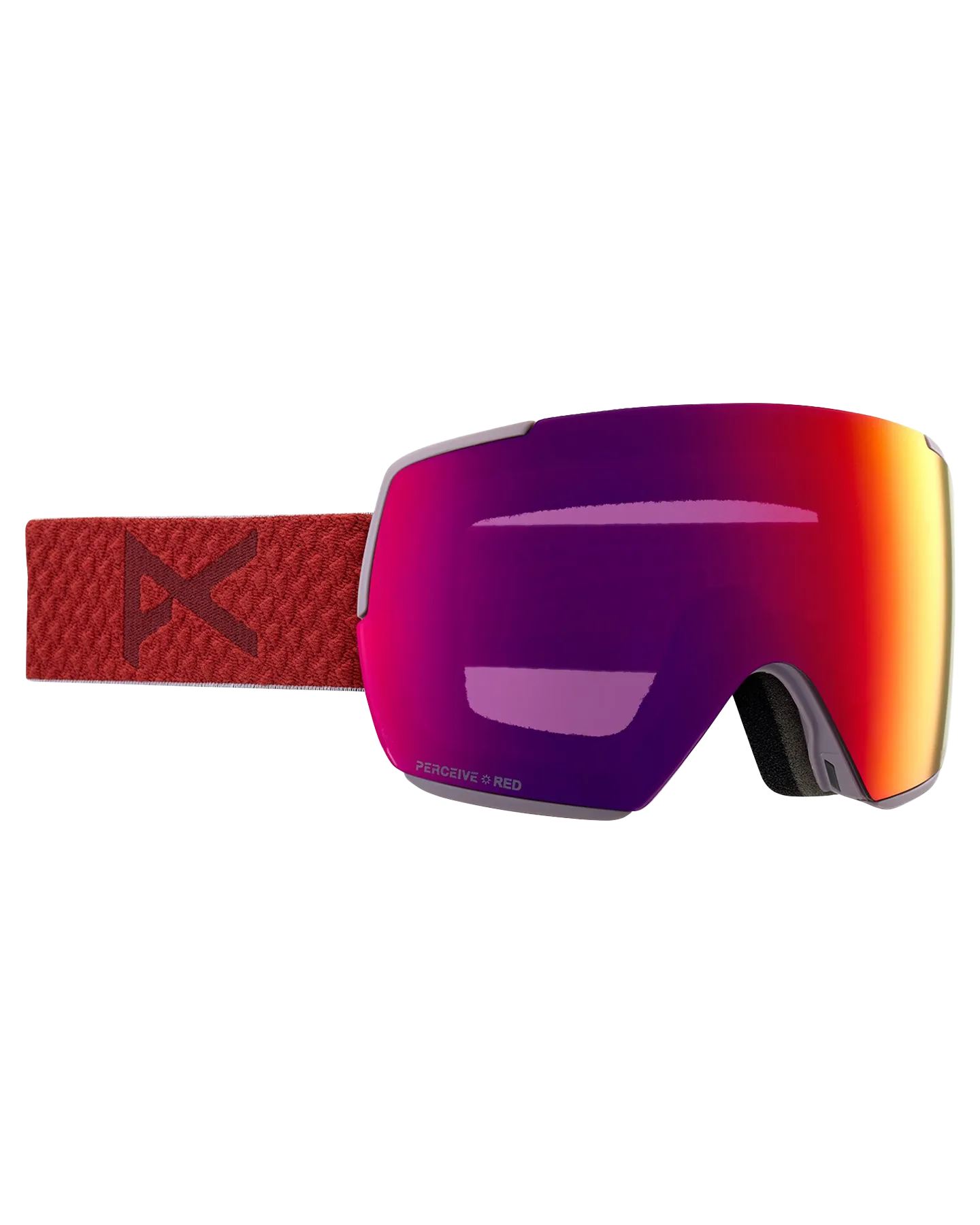 Anon M5S Low Bridge Snow Goggles - Mars/Perceive Sunny Red Lens