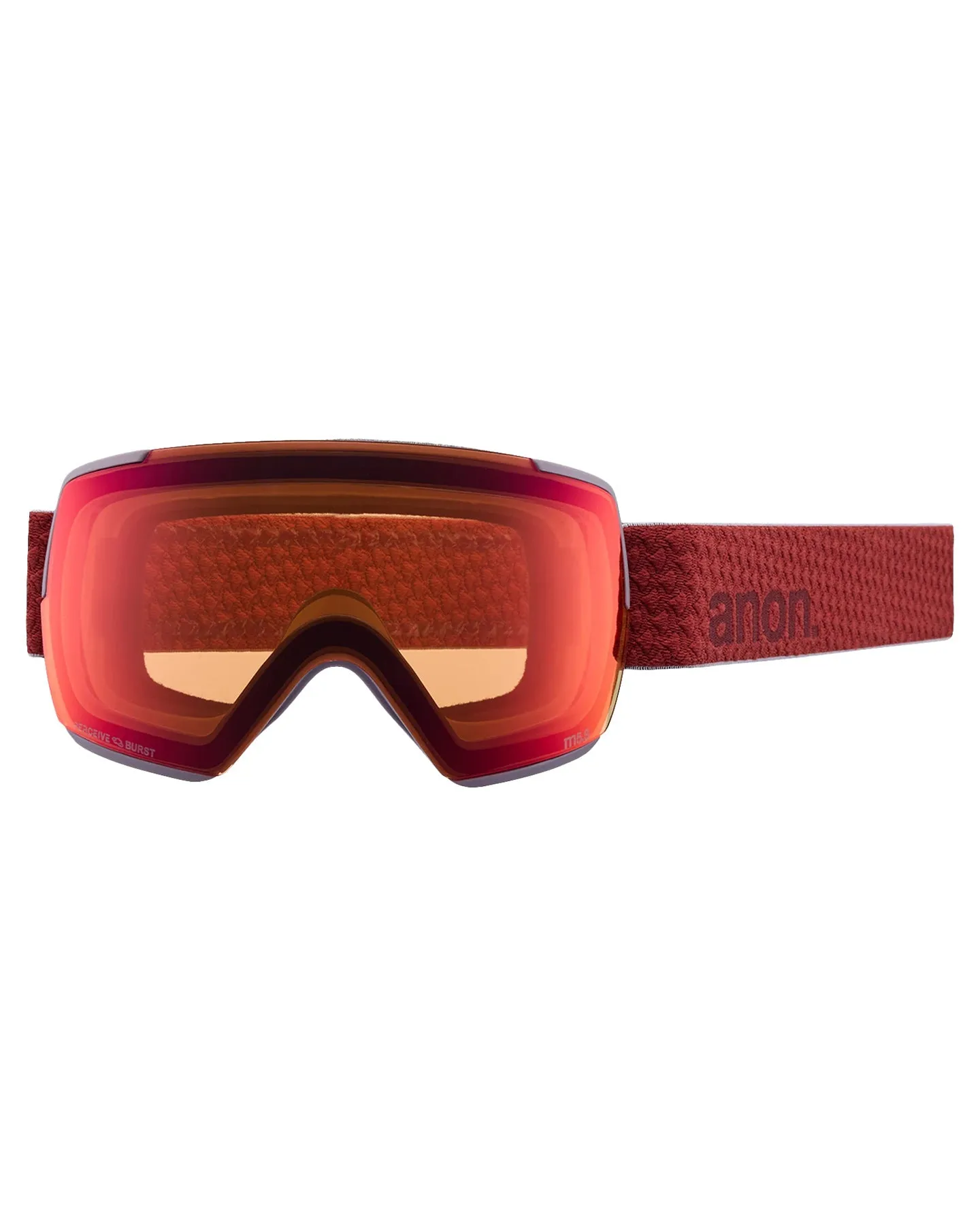 Anon M5S Low Bridge Snow Goggles - Mars/Perceive Sunny Red Lens