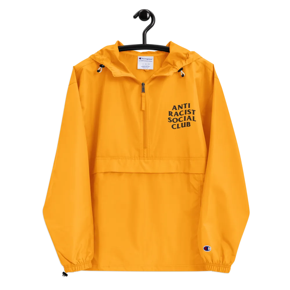 Anti Racist Social Club Embroidered Champion Pullover Jacket