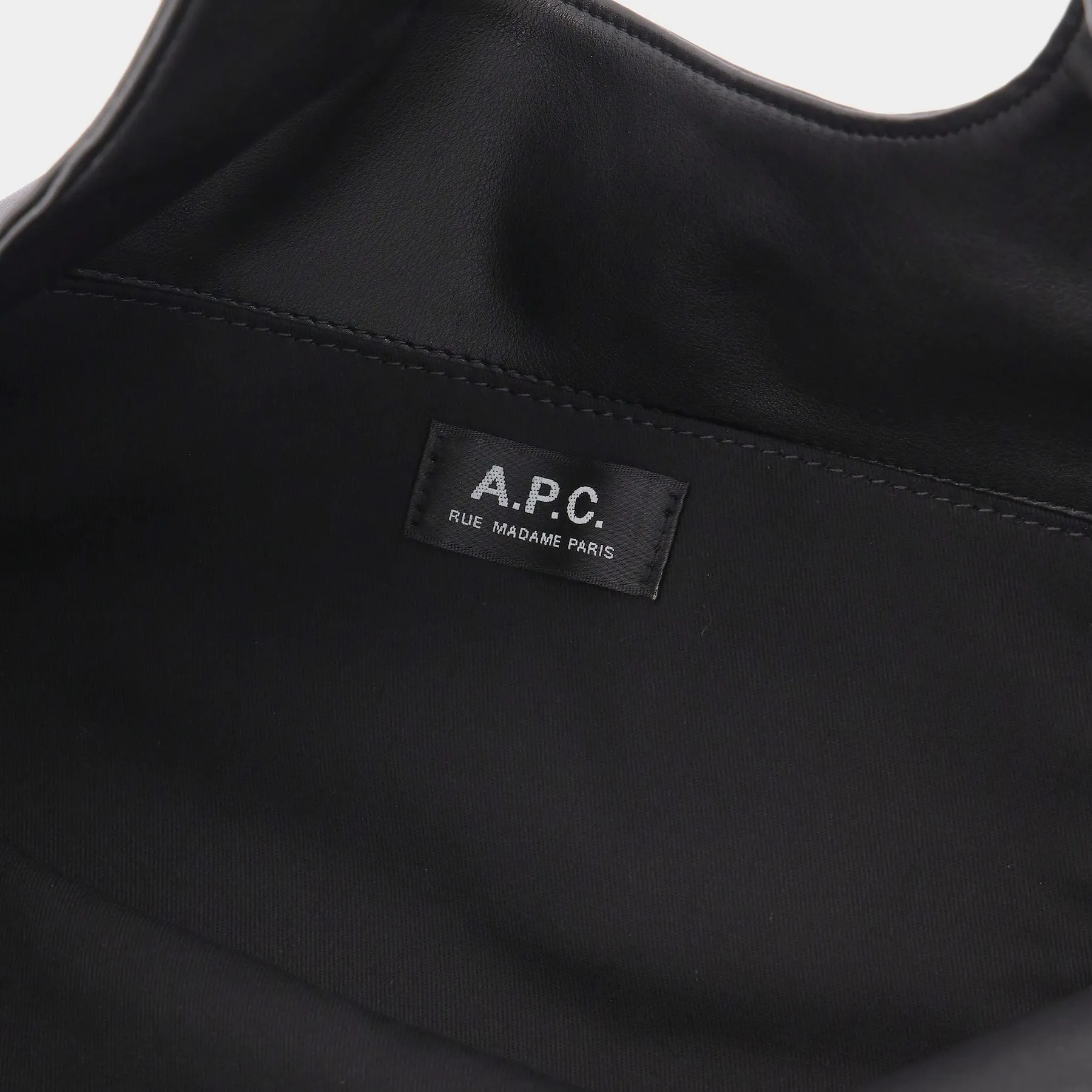 A.P.C.  Tote Ninon - A.P.C. - Synthetic Leather - Black