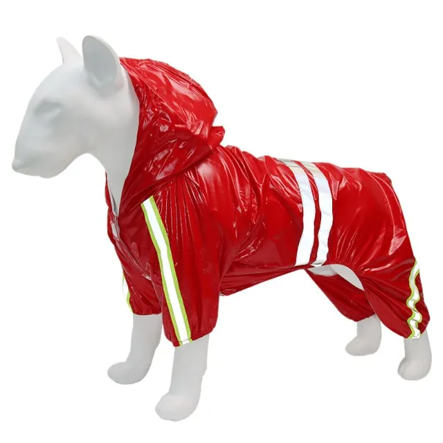 Ashore Shop Dog Pet Waterproof Reflective Raincoat Jacket