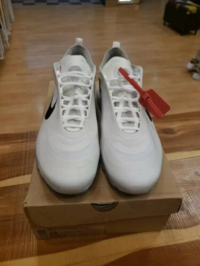 Authentic off-white x nike air max 97 size 13 white