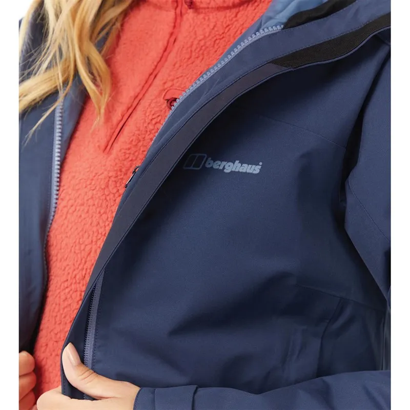 Berghaus Womens Fellmaster Gore-Tex Interactive Waterproof Shell Jacket Dark Blue/Dark Blue