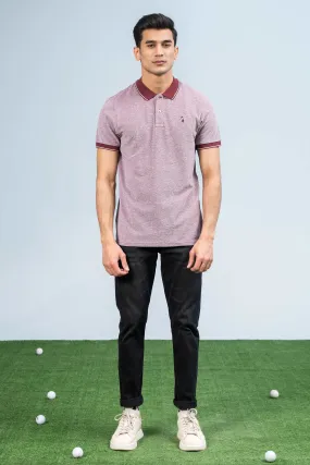 BIRD EYE POLO MAROON