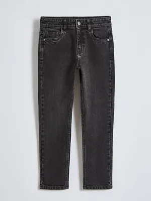 Black Wash Regular Fit Jeans With Stretch | Kids | George at ASDA