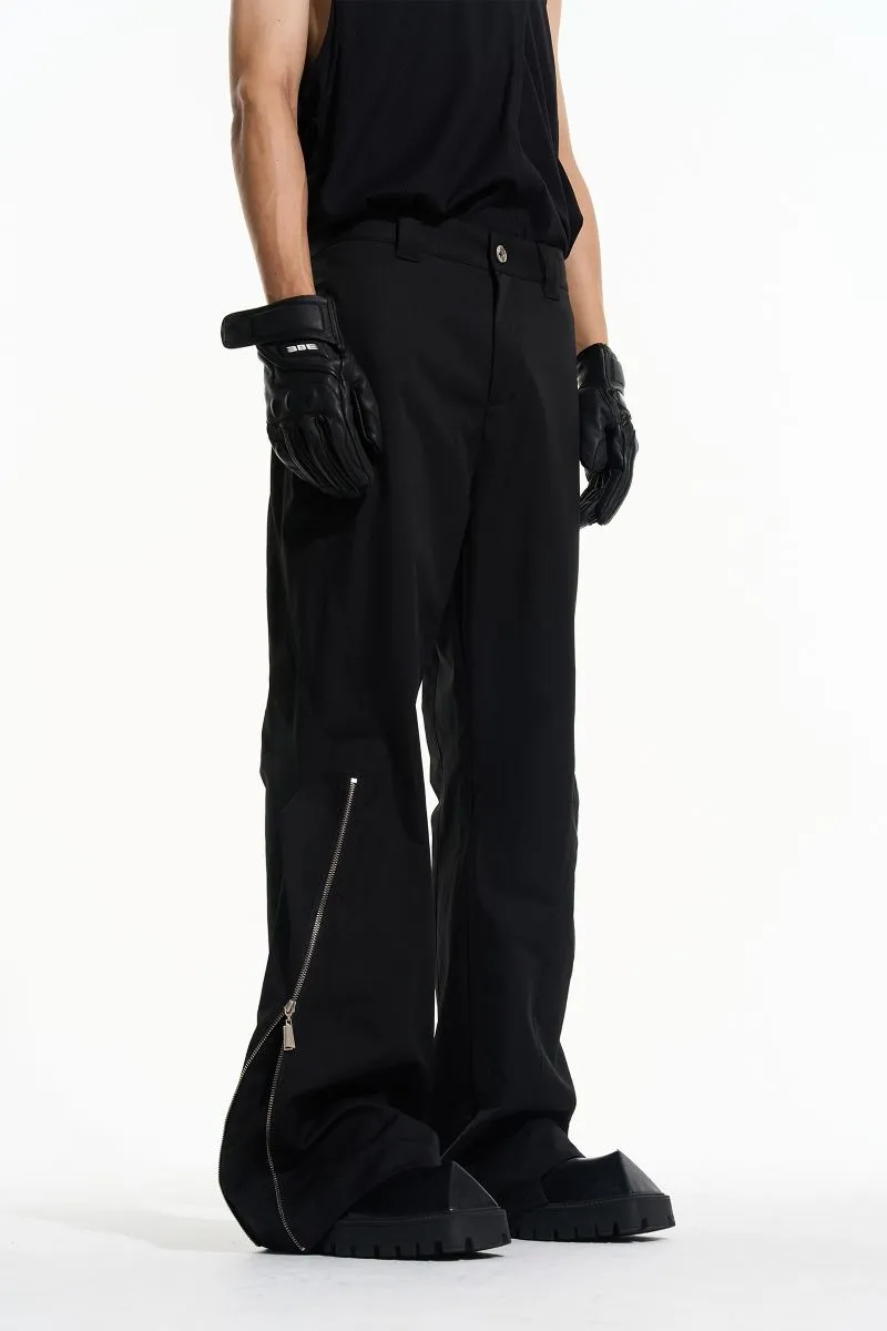 BNP Wide Zipper Casual Pants