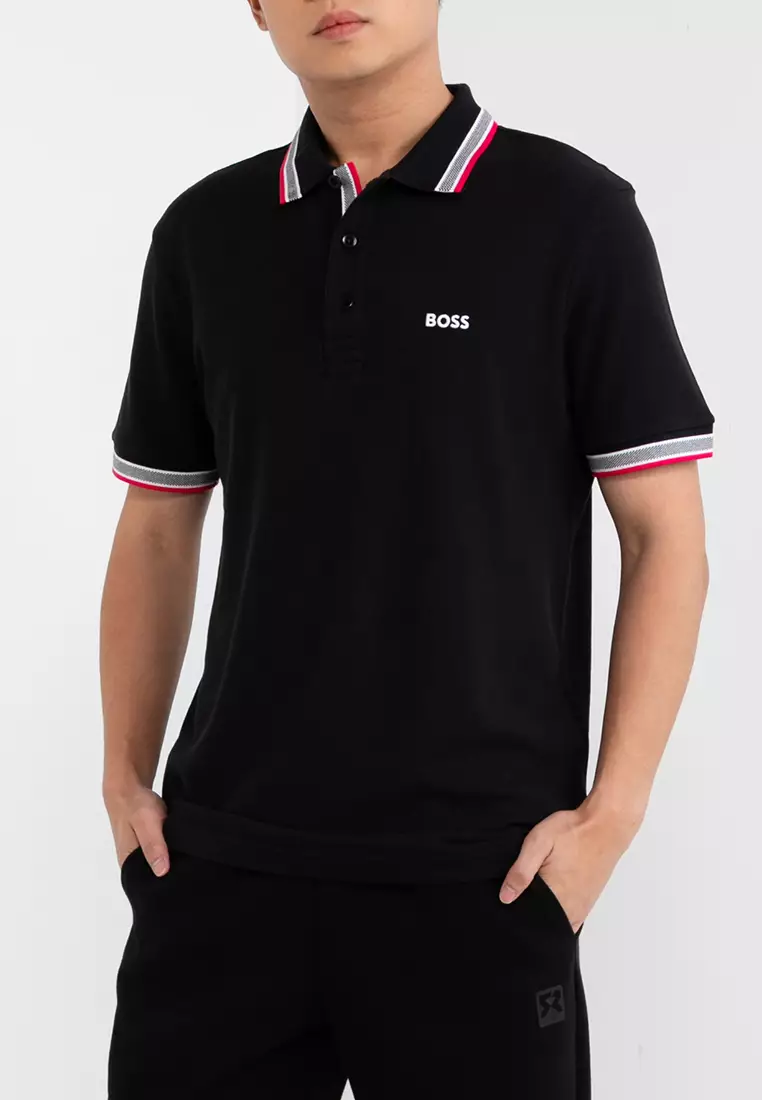 BOSS Cotton-Pique Polo Shirt