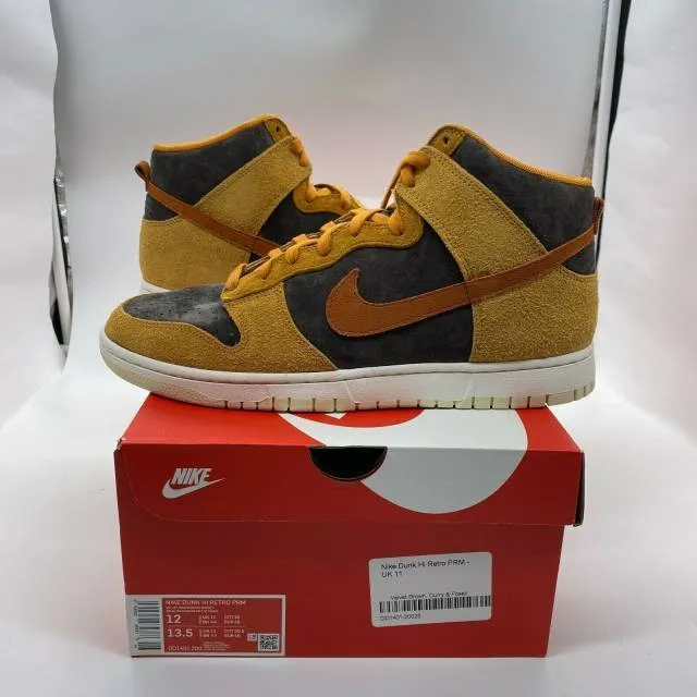 Brand New Nike Dunk High "Dark Russet / Curry" Size 12 D...