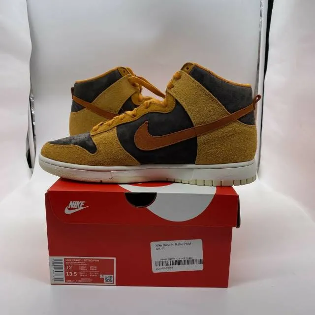 Brand New Nike Dunk High "Dark Russet / Curry" Size 12 D...