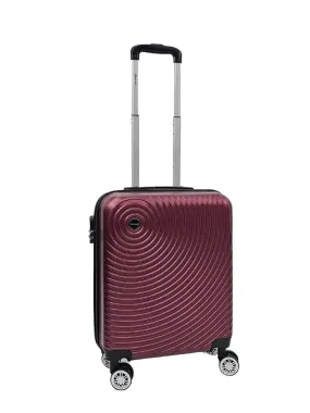 Brookside Cabin Hard Shell Burgundy Suitcase