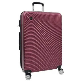 Brookside Extra Large Hard Shell Burgundy Suitcase