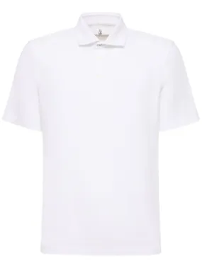 Brunello Cucinelli   Cotton piquet polo 