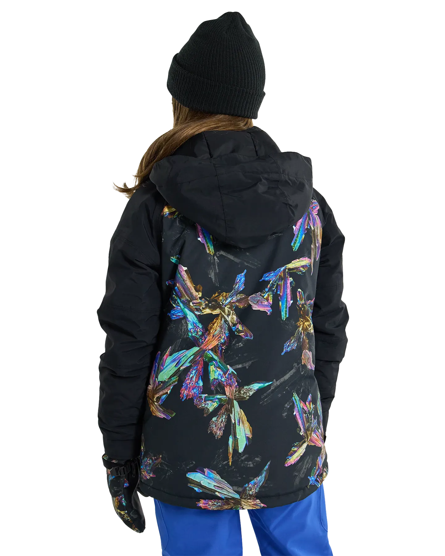 Burton Kids' Hart 2L Snow Jacket - True Black Crystals