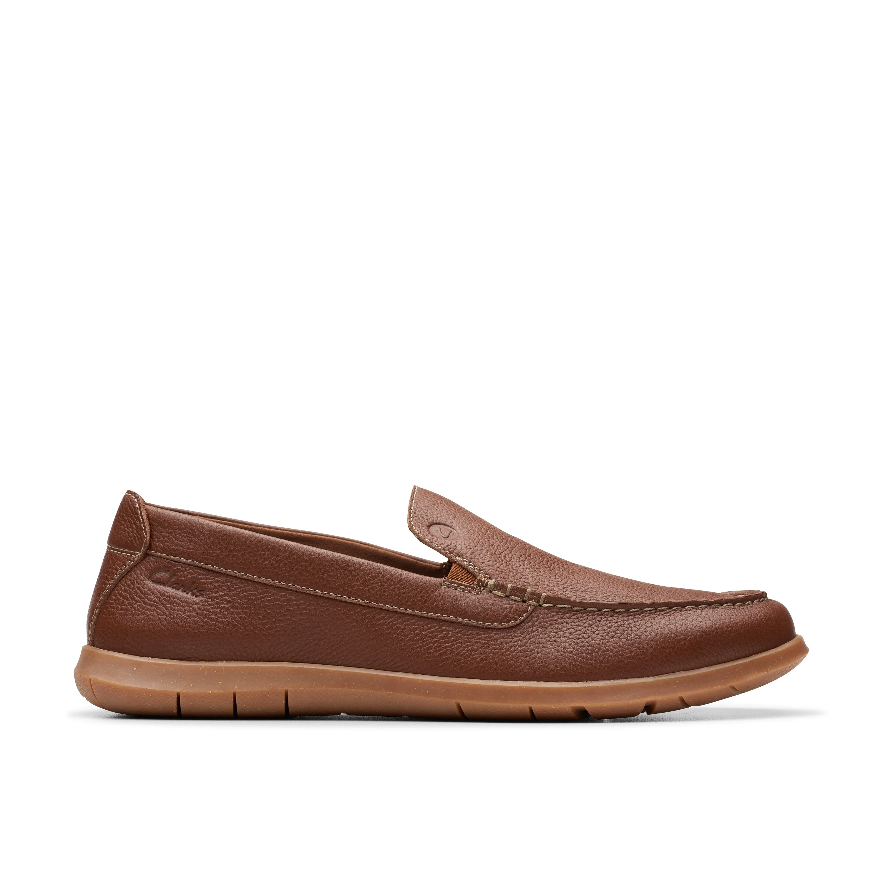 Clarks Flexway Step Leather Light Brown