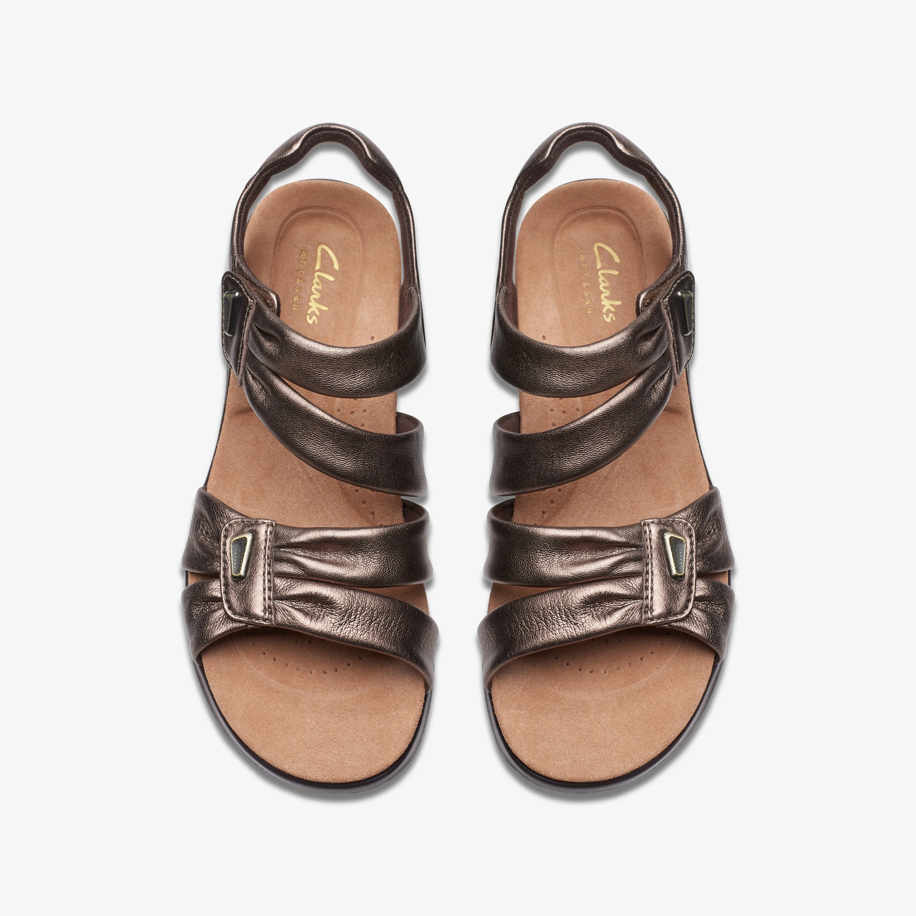 Clarks Kitly Ave Bronze Leather