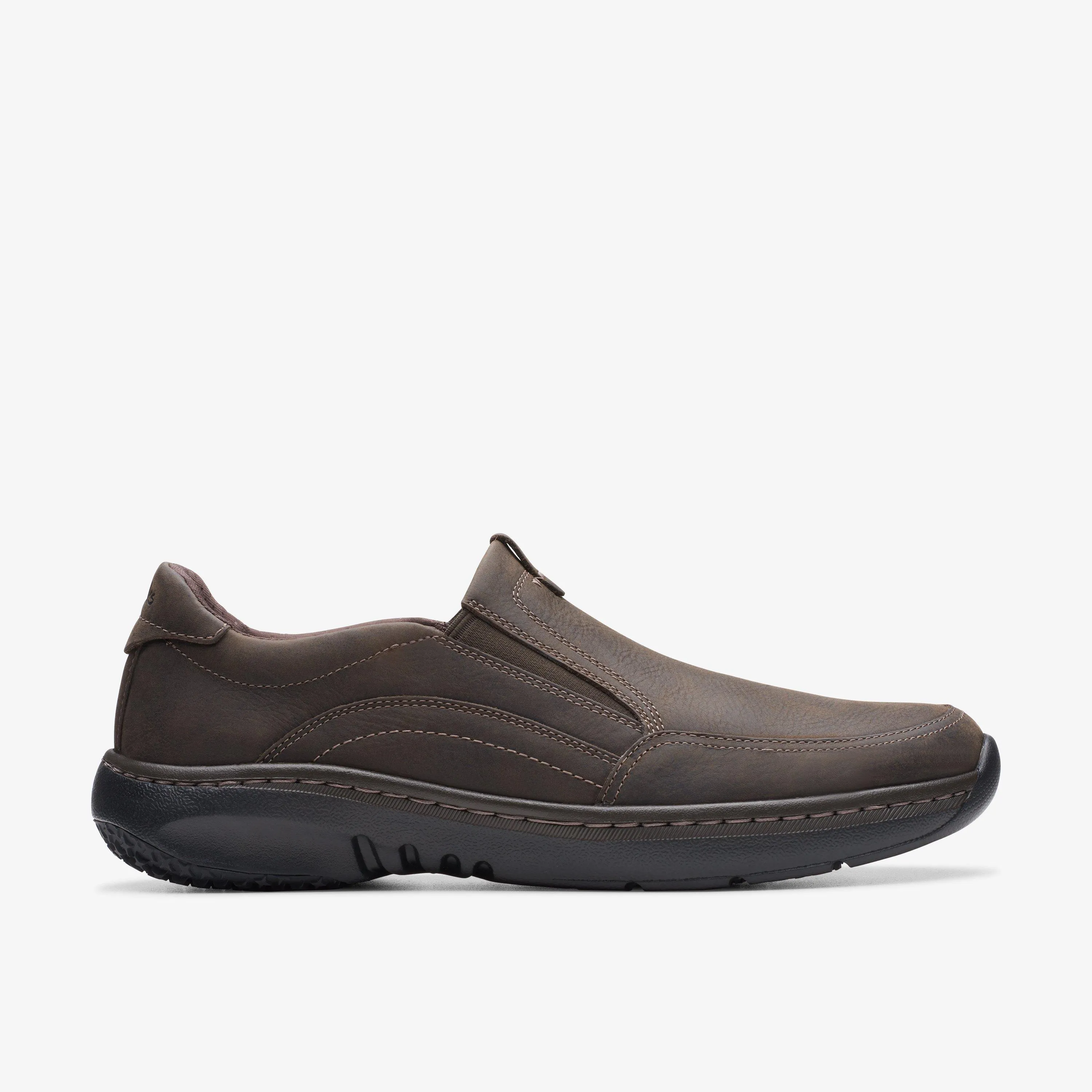 Clarks Pro Step Dark Brown Tumbled