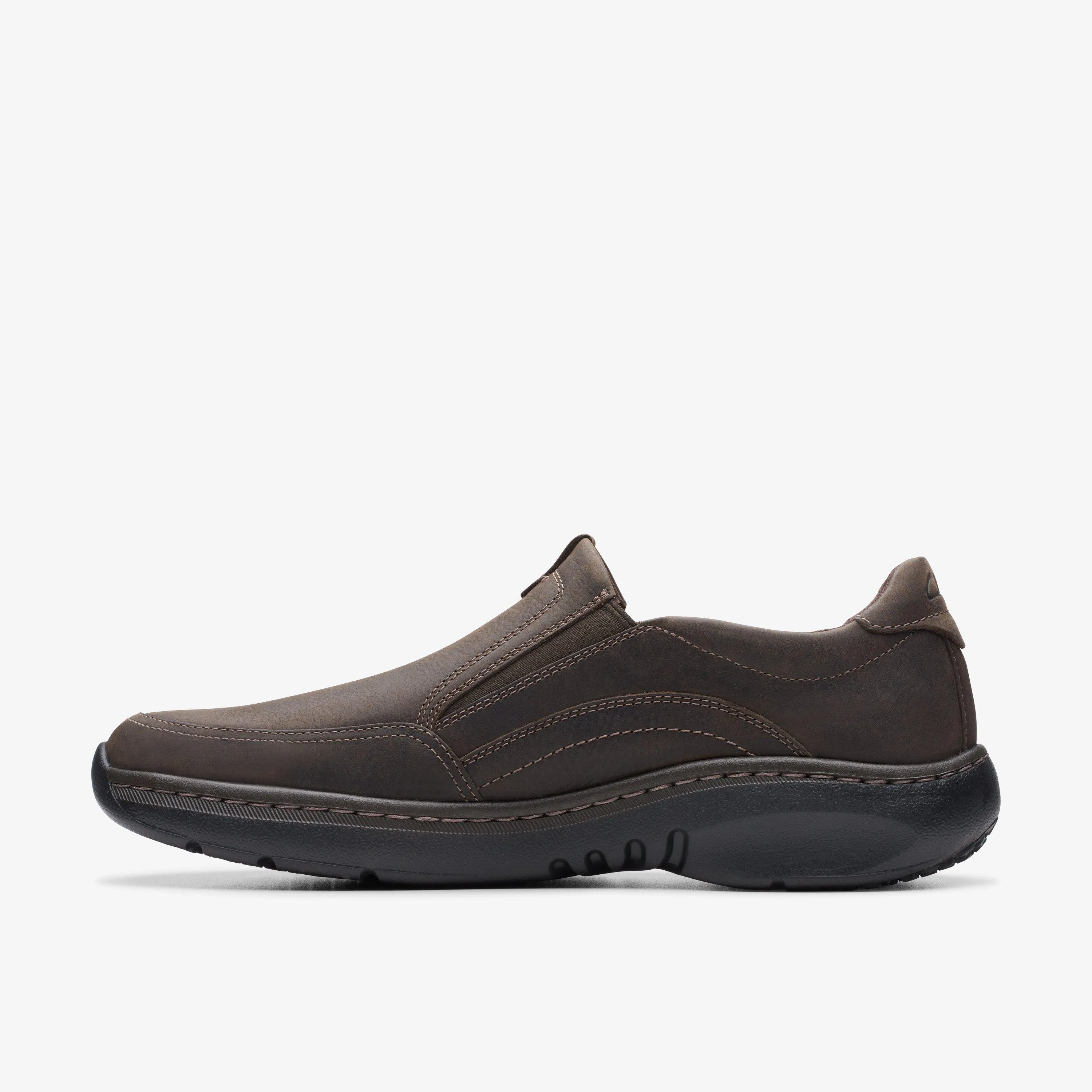 Clarks Pro Step Dark Brown Tumbled