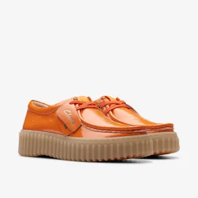 Clarks Torhill Bee Patent Leather Orange