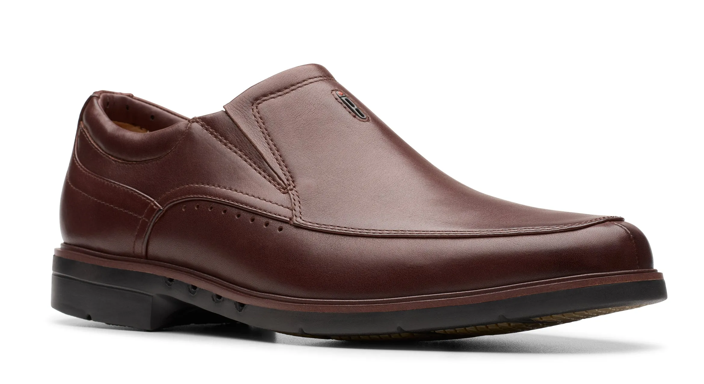 Clarks Un Kendrick Go Leather Mahogany