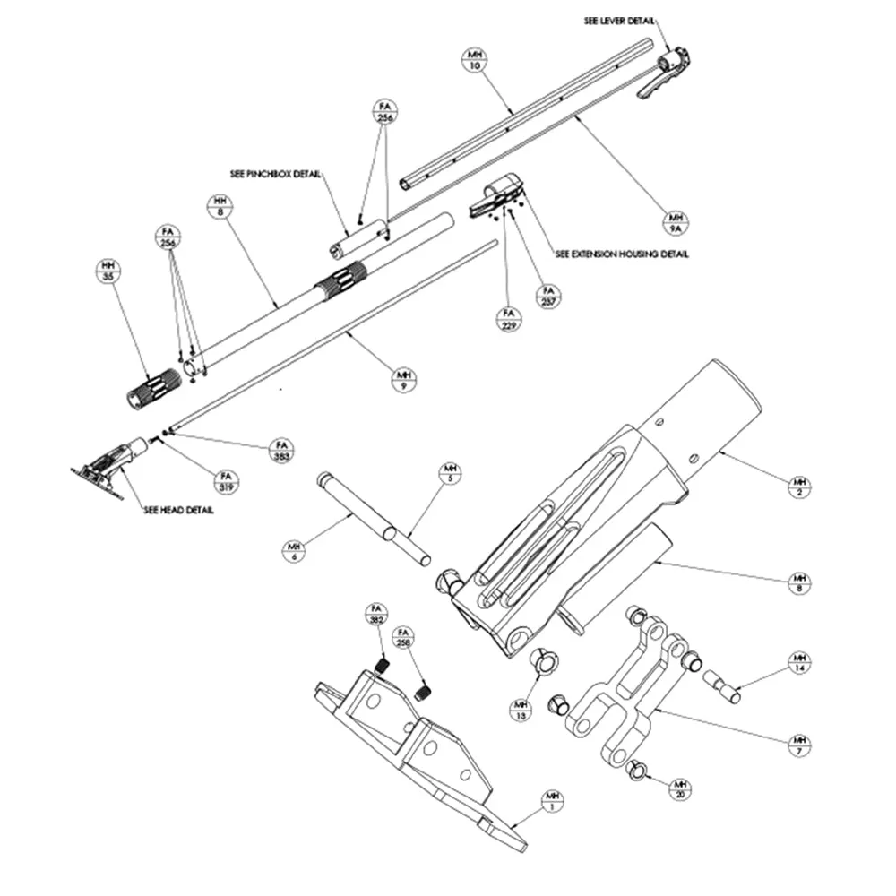 Columbia Handle Repair Parts