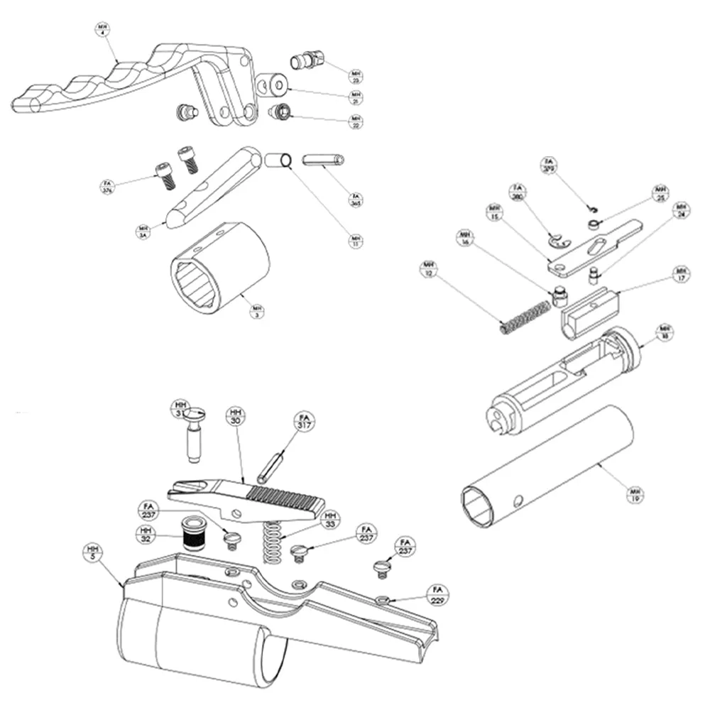 Columbia Handle Repair Parts