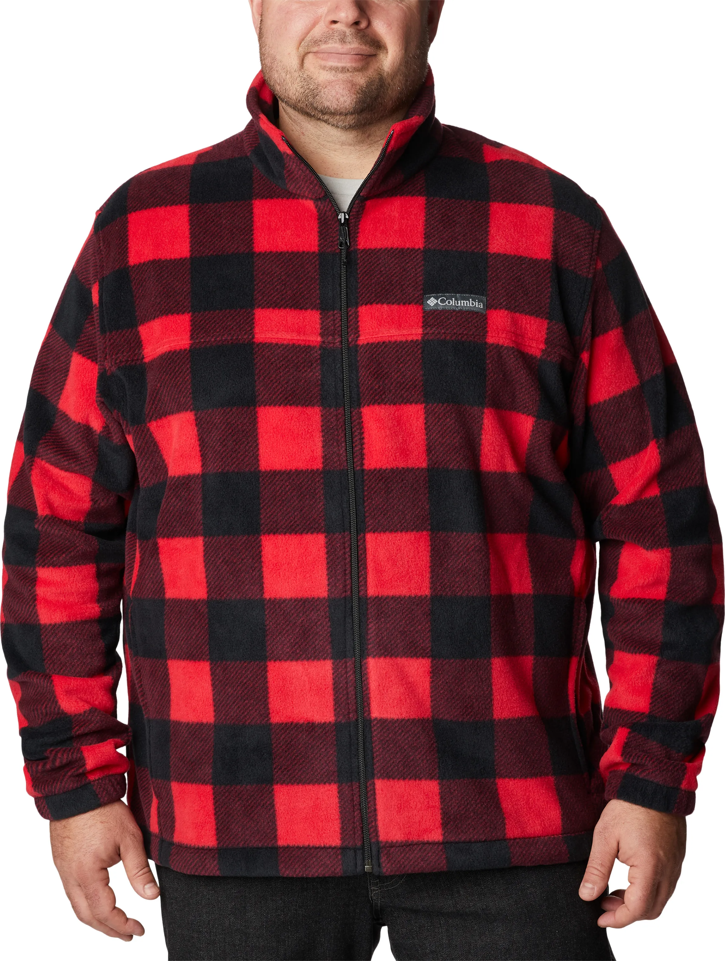 Columbia Men's Steens Mountain Printed Jacket Mountain Red Check Print | Buy Columbia Men's Steens Mountain Printed Ja