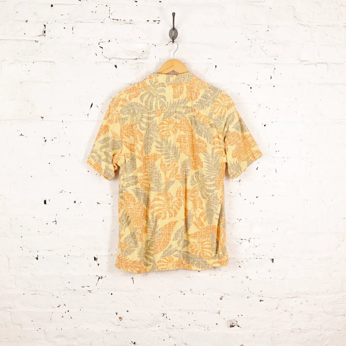 Columbia Short Sleeve Pattern Shirt - Yellow - L