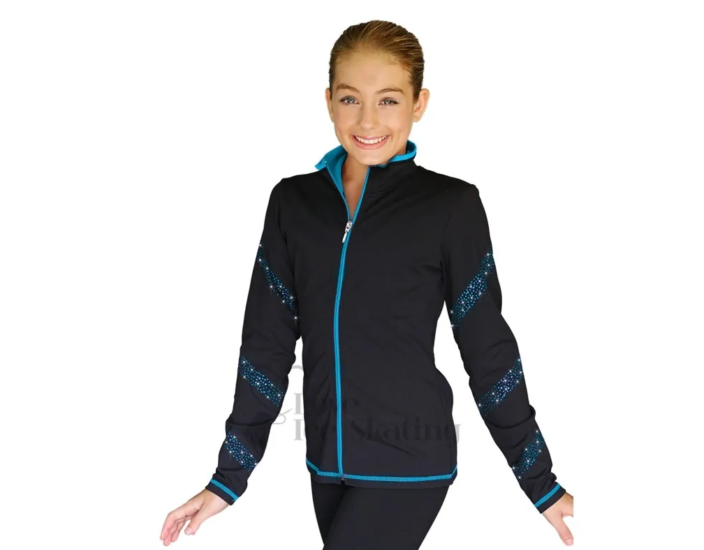 Crystal Spiral Jacket Turquoise