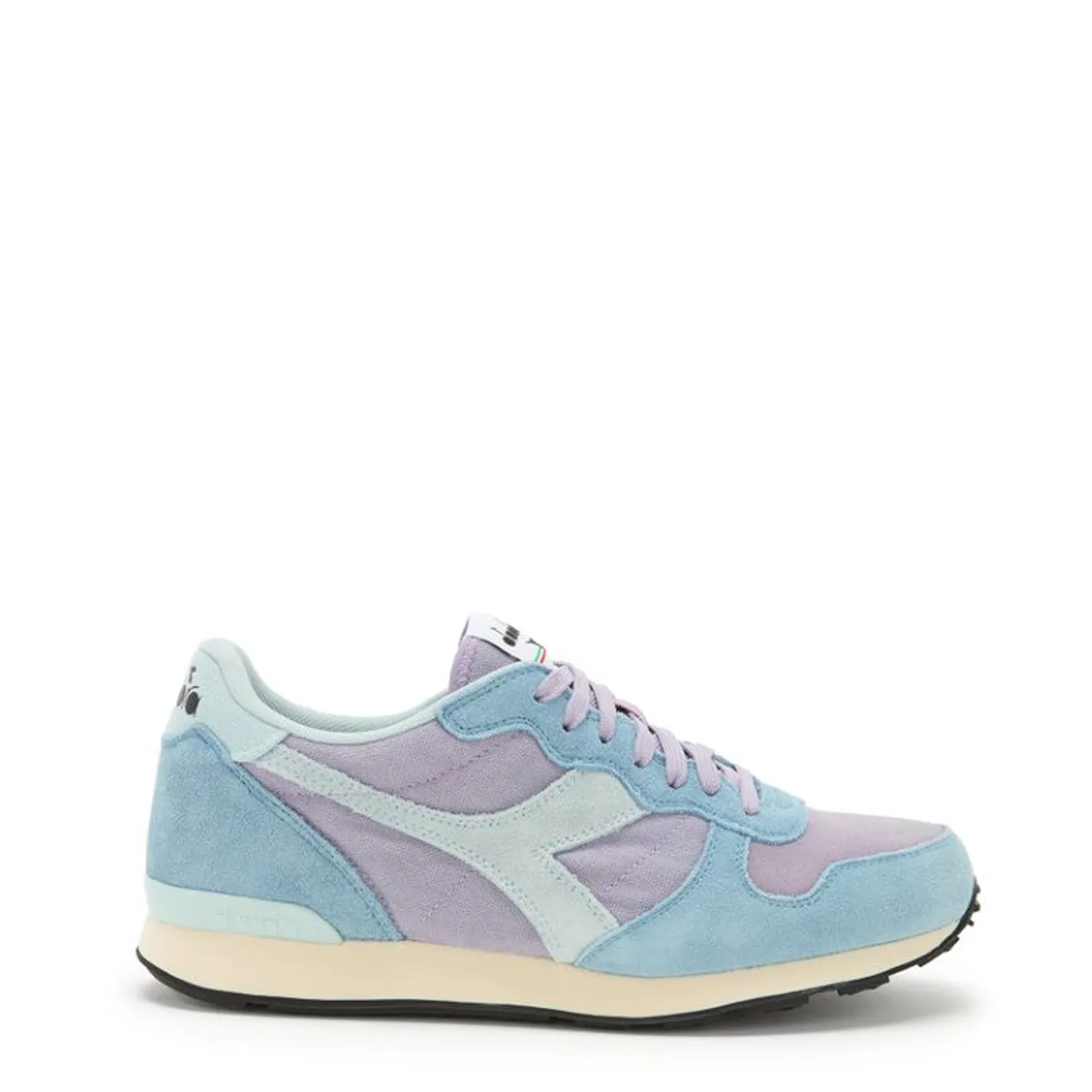 Diadora Women Camaro Suede Trainers Lavender Gray / Stone Blue