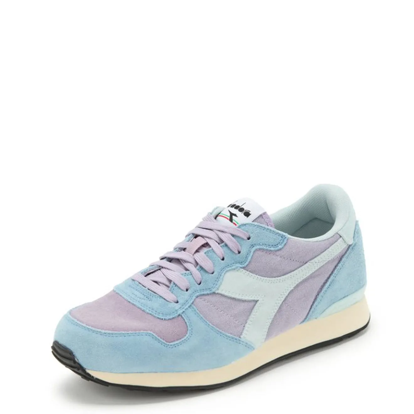 Diadora Women Camaro Suede Trainers Lavender Gray / Stone Blue