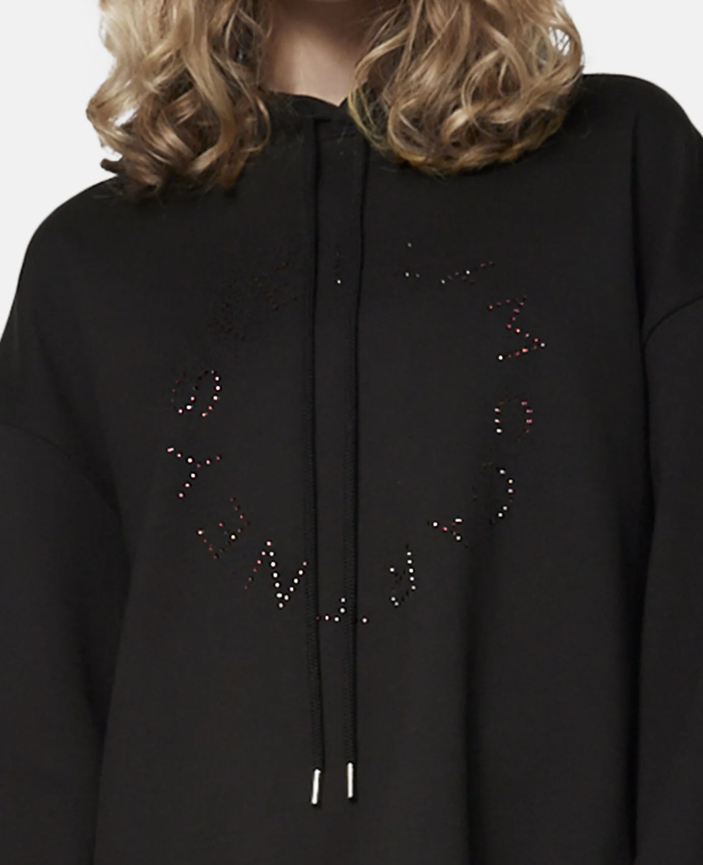 Diamanté Logo Hoodie