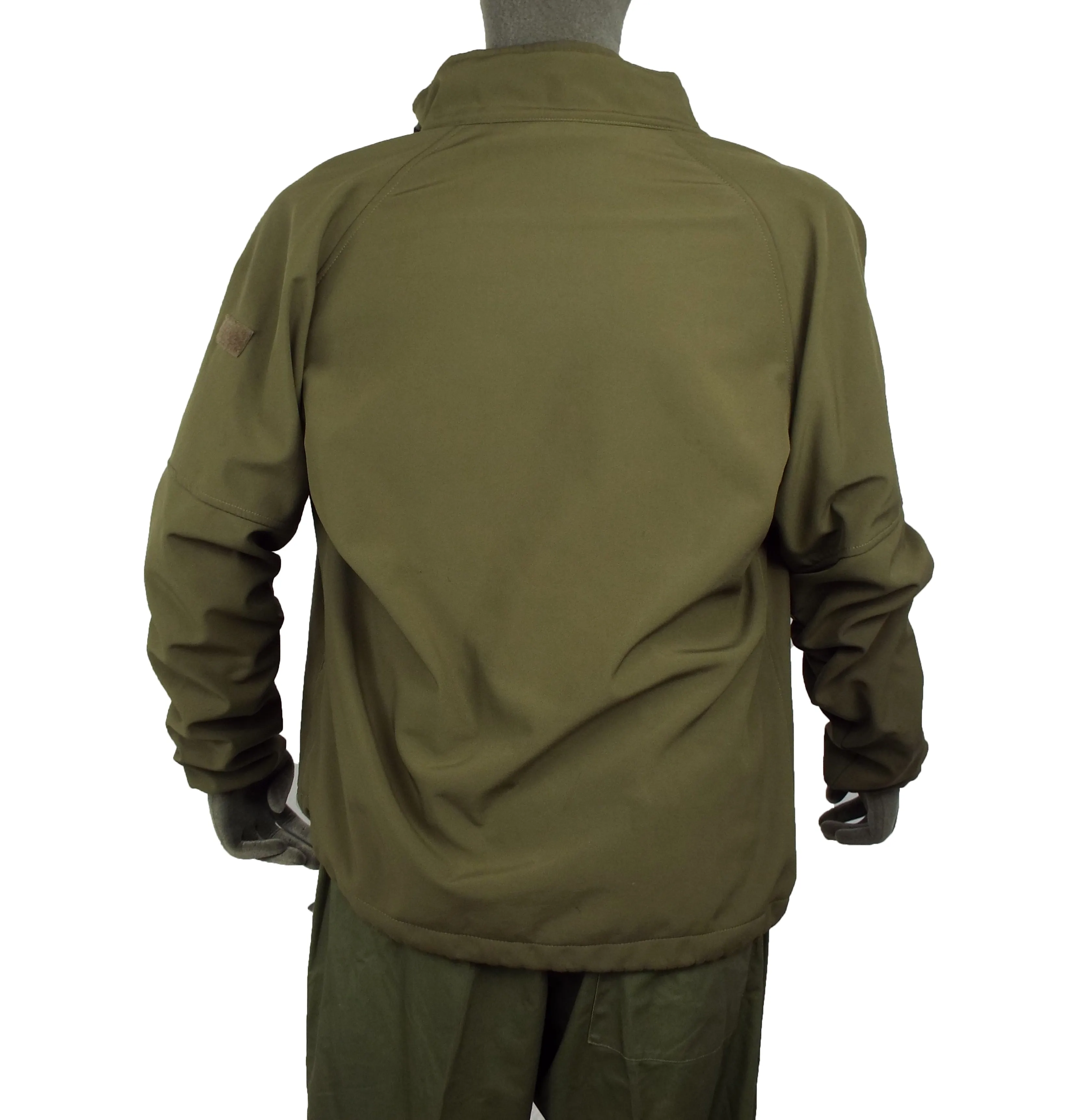 Dutch Army - Soft Shell Jacket - Olive Green - DISTRESSED RANGE