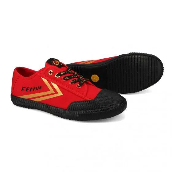 Feiyue x Bruce Lee 1920 Canvas Trainers - Red/Black/Gold