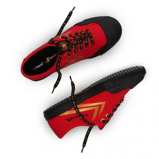 Feiyue x Bruce Lee 1920 Canvas Trainers - Red/Black/Gold