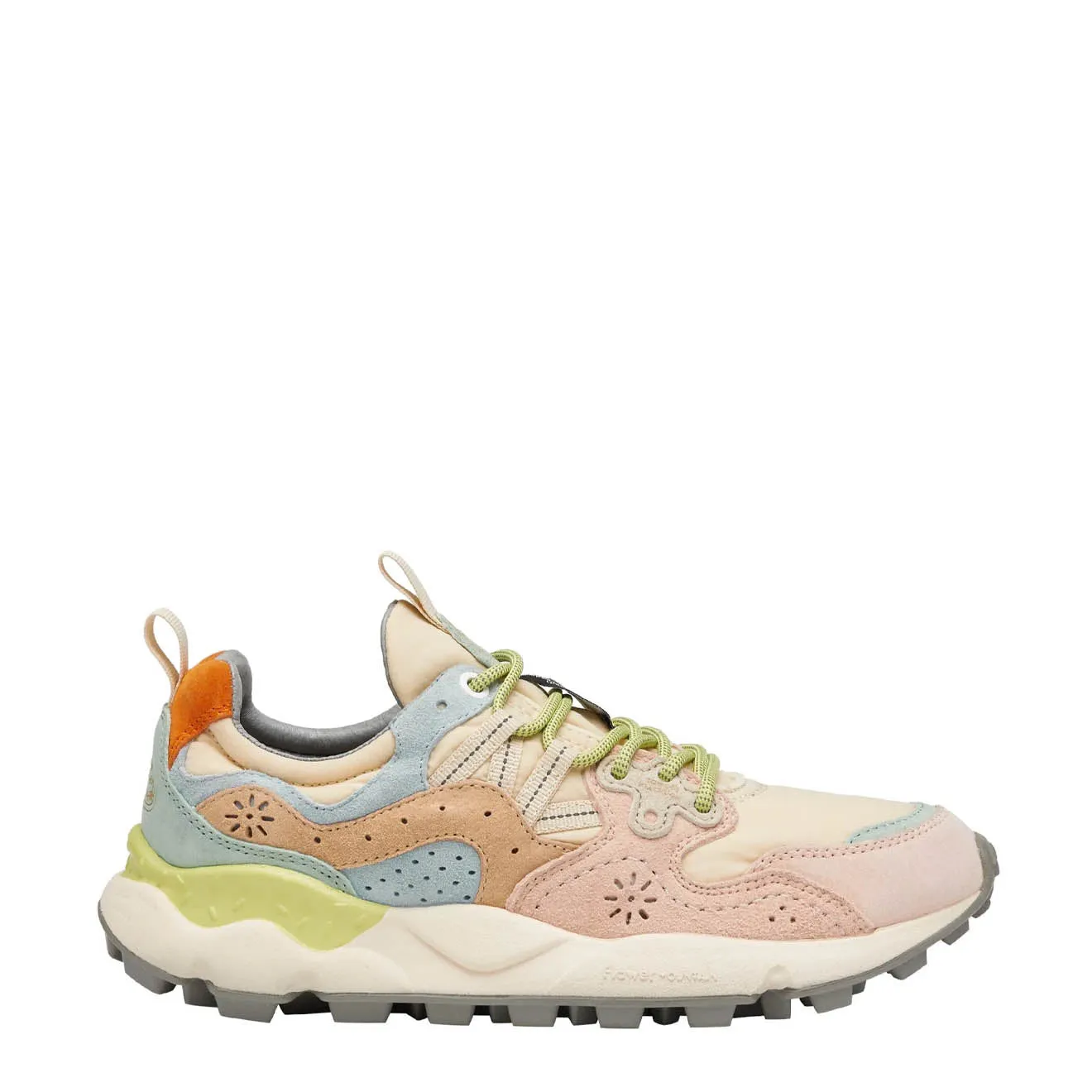 Flower Mountain Womens Yamano 3 Trainers Pink / Beige