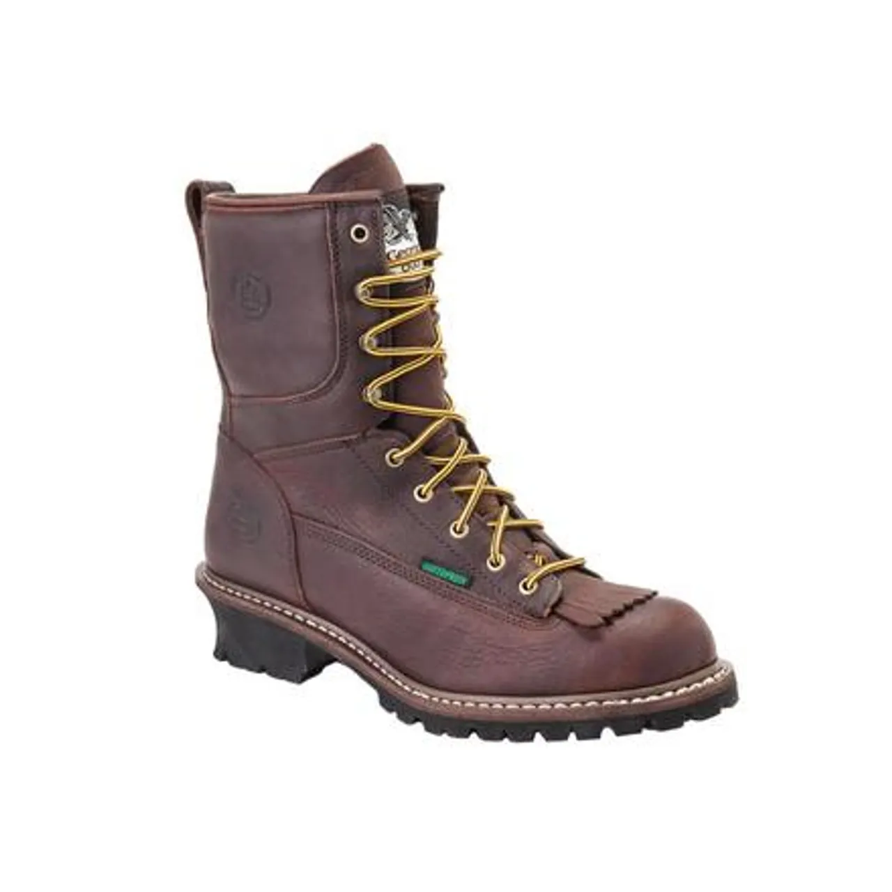 Georgia Boot Mens Waterproof Logger Boot G7113 CHOCOLATE