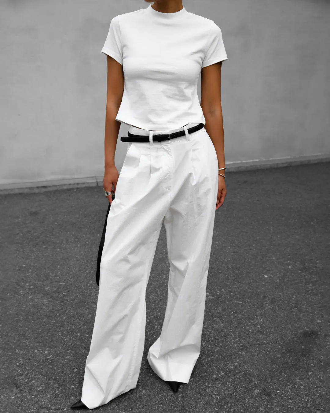 Jayden Wide Pants - White